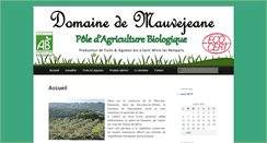 Desktop Screenshot of mauvejeane-agrobio.com