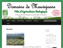 Tablet Screenshot of mauvejeane-agrobio.com